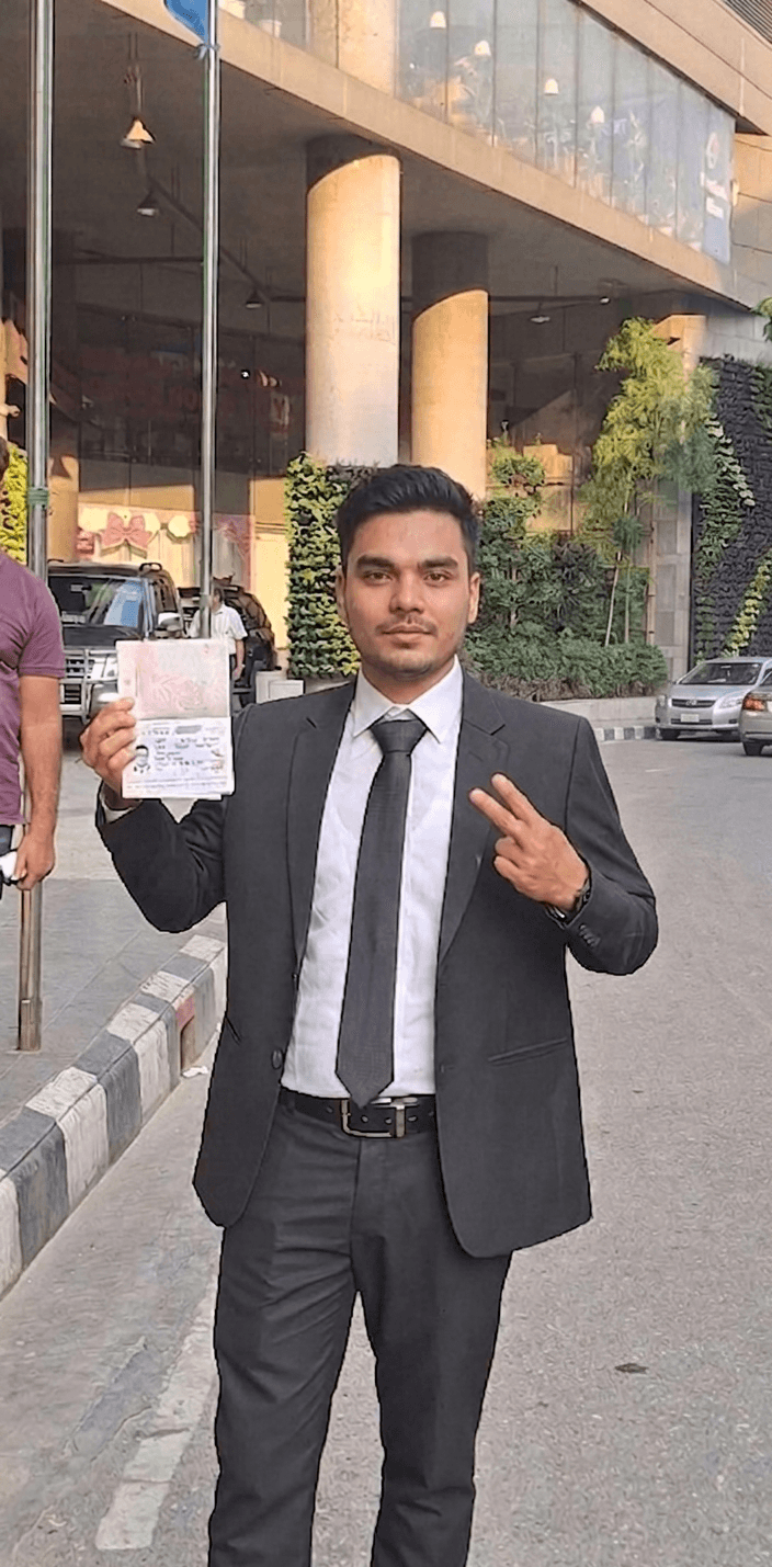 আমাদের শিক্ষার্থী Siam Ahmed সফলভাবে জাপানের Student ভিসা হাতে পেয়েছে 